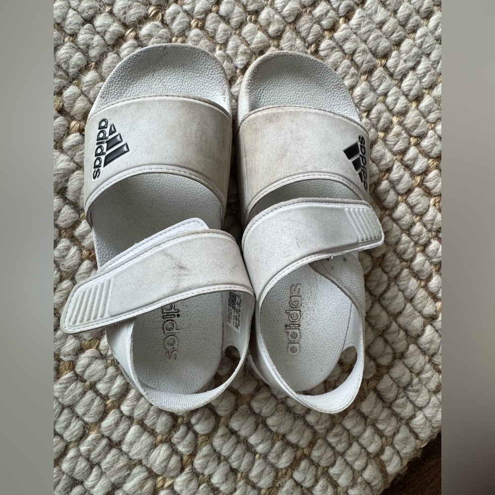 Boys Adidas Adilette sandals size 2